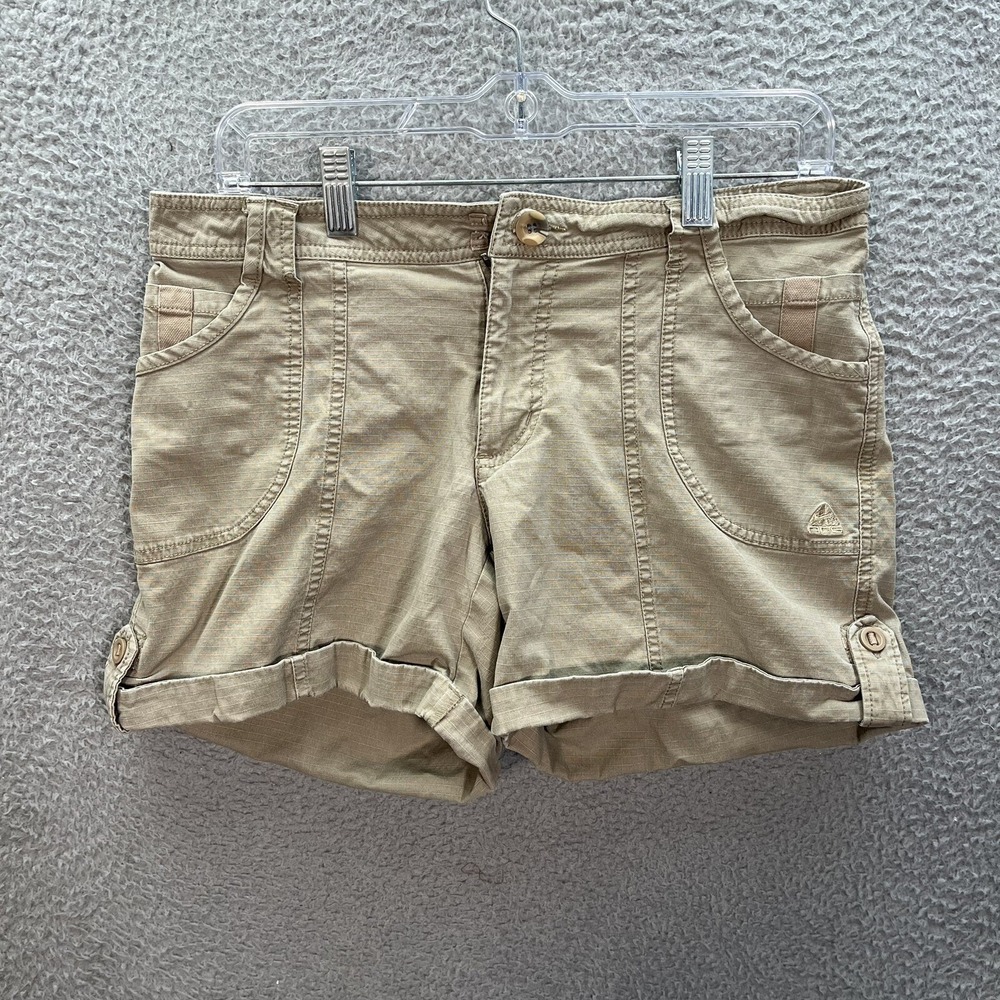 Nike Shorts Womens 8 Tan Khaki Ripstop ACG All Conditions Gear Outdoors Hiking